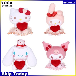 SANRIO ตุ๊กตานุ่ม รูปการ์ตูนอนิเมะ Cinnamoroll Kuromi ของเล่นสําหรับเด็ก