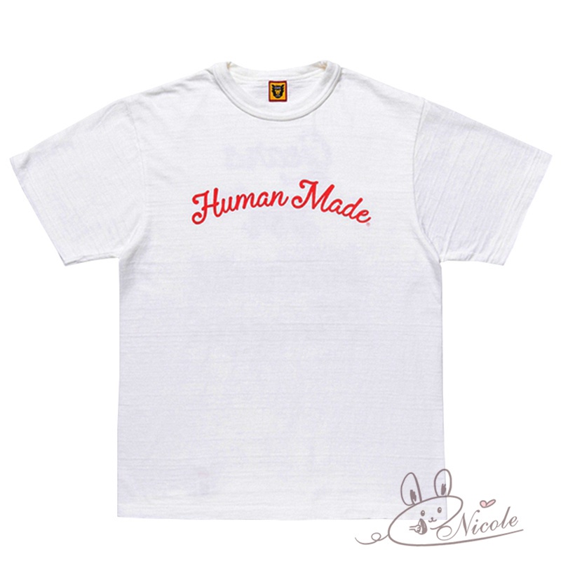 HOT PDเสื้อยืดแขนสั้นลําลอง คอกลม พิมพ์ลาย Human Made By Nigo 19AW สําหรับผู้ชาย และผู้หญิงS-5XL