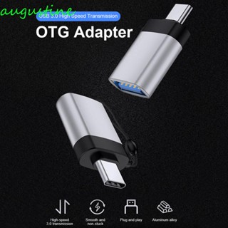 Augustine อะแดปเตอร์แปลงสายเคเบิ้ล Otg Otg แบบพกพาสําหรับ Xiaomi Mi 10 Support Otg Usb 3.0