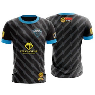 เสื้อยืด ลาย Sepak Takraw League Penang Black Panthers สําหรับผู้ชาย