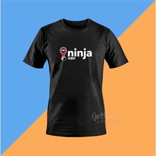 เสื้อยืดแขนสั้น คอกลม พิมพ์ลาย Ninja Van MEGA SALE ไซซ์ XS - 3XL