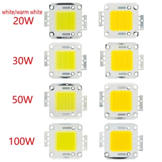 ชิปหลอดไฟ Led พลังงานสูง 10w 20w 30w 50w 100w 24x44mil 32v-34v 3200k-6500k 600-3000ma สีขาว 50 ชิ้น