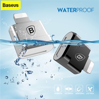 Baseus อะแดปเตอร์การ์ดรีดเดอร์ Micro SD TF ขนาดเล็ก สําหรับโทรศัพท์ 8Pin OTG