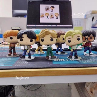 ตุ๊กตาฟิกเกอร์ Funko Pop Kpop BTS V Jung Kook Jimin ของเล่นสําหรับเด็ก