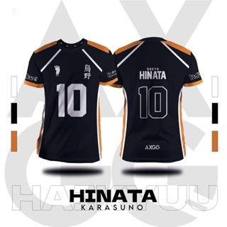 เสื้อยืด ลายอนิเมะ Haikyuu Karasuno Hinata แฟชั่นฤดูร้อน สําหรับเด็ก เสื้อยืด พิมพ์ลาย Ms. ไซซ์ 100 เซนติเมตร - 160 เซนติเมตร สําหรับเด็ก และผู้ใหญ่ XS - 3XL