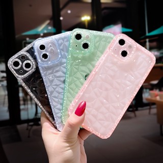 เคสไอโฟน สำหรับ เคส iphone 7 8 plus 11 pro max X XS XR XSMAX ขอบเพชร เคสนิ่ม