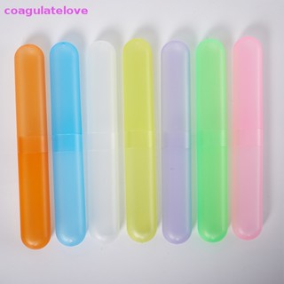 Coagulatelove กล่องเก็บแปรงสีฟัน แบบใส แบบพกพา สําหรับห้องน้ํา [ขายดี]