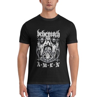 เสื้อยืด พิมพ์ลาย Behemoth Amen ออกแบบตามบุคลิกภาพ สําหรับผู้ชาย