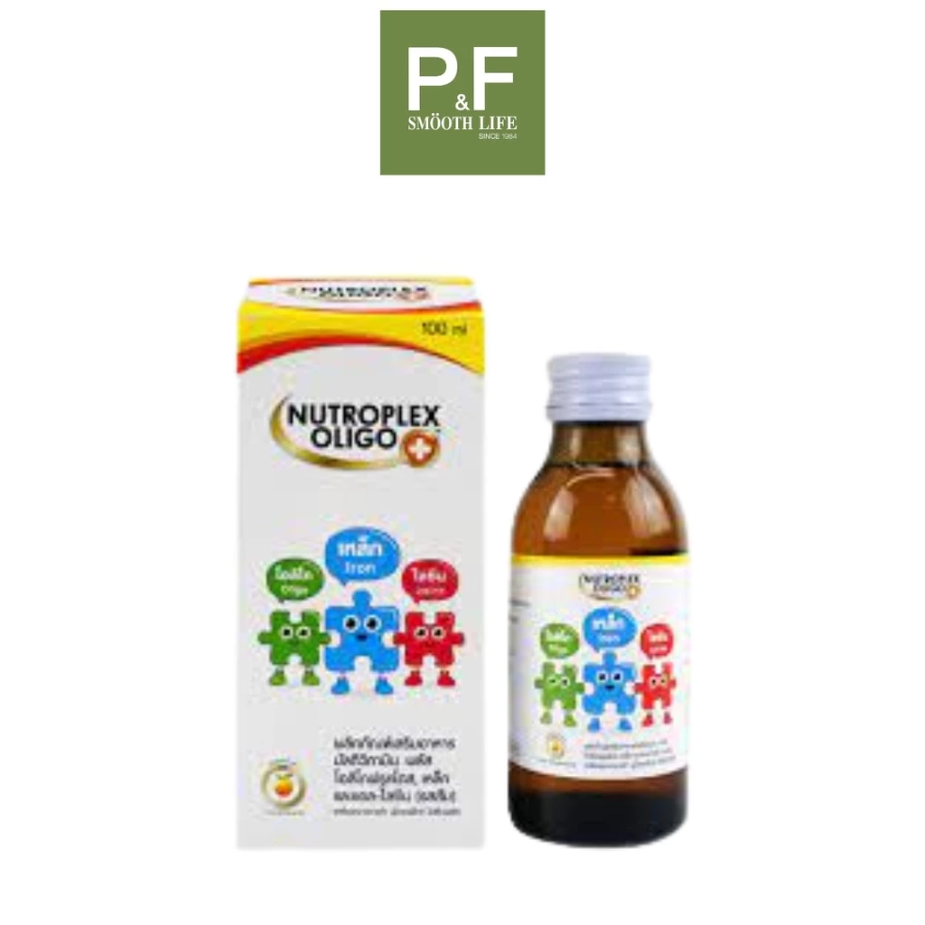 Nutroplex Oligo Plus วิตามินเสริมอาหาร สำหรับเด็ก 60 / 100 ml (1 กล่อง) รสส้ม