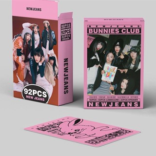 สติกเกอร์โปสการ์ด ลาย NJ BUNNIES CLUB NJ Kpop 92 ชิ้น ต่อกล่อง