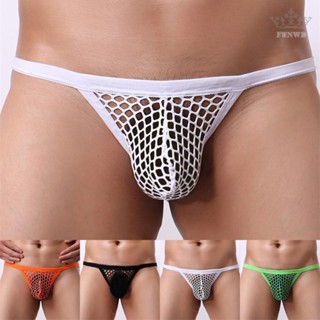 【FUNWD】Underwear Underpant G-String Lingerie Undies Cheeky Thongs G Mens Mesh