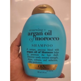 โอจีเอ๊กซ์ รีมูนรัน +อาร์แกน ออยล์ ออฟ โมร๊อคโก แชมพู OGX Remoon Run + Argan Oil of Morocco Shampoo