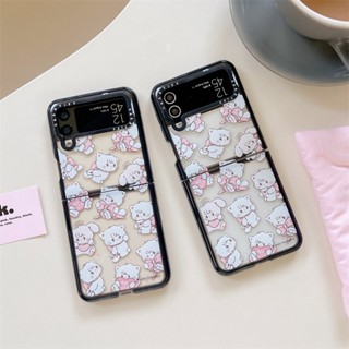 Casetify เคสโทรศัพท์มือถือ แบบหน้าจอพับได้ ลายแมว mikko สําหรับ Samsung Z Flip 3 4 5G