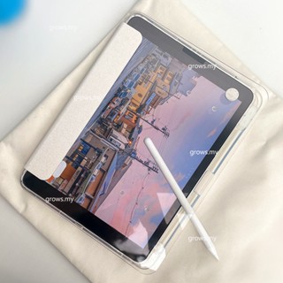 เคส ปิดด้านหลัง แบบใส หมุนได้ 360 องศา พร้อมช่องใส่ดินสอ สําหรับ Ipad Air 5th 4 10.9 Generation Ipad Pro 11 M2 2022 Gen9 10.2