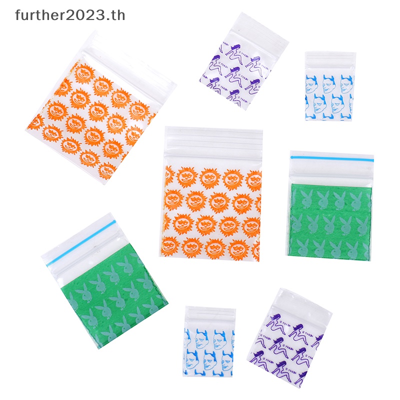 [พร้อมส่ง] ถุงซิปล็อค ขนาดเล็ก 1.6*2 1.8*2.5 2.5*3 3*4 ซม. 100 ชิ้น ต่อถุง [พร้อมส่ง]