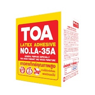 กาวลาเท็กซ์ ทีโอเอ LA-35A (10 กก.) กาวขวดนม กาว Latex ปาเก้ สำหรับงานประดิษฐ์ กาวTOA