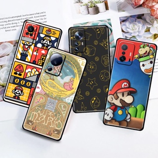 เคสโทรศัพท์มือถือซิลิโคน TPU กันกระแทก ลาย Mario สําหรับ Xiaomi 12 12X 12S 8 SE LITE PRO ULTRA