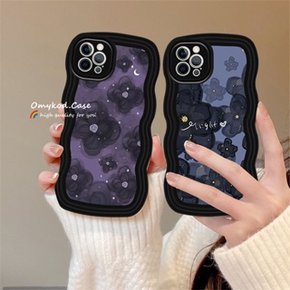 🌈Ready Stock 🏆 Compatible For Samsung S22 S21 S20 Plus Ultra S20 S21 FE Note 20 Plus Ink Flowers Couple Phone Case Shockproof Anti-Fall Wave Edge Protection Back Cover