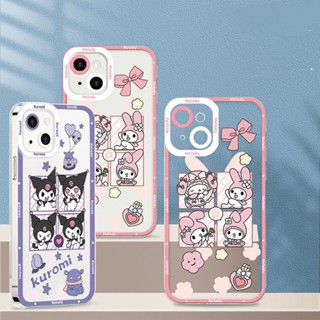 เคสโทรศัพท์มือถือ แบบใส ลายการ์ตูน Melody Kulomi Cinnamoroll สําหรับ Vivo Y21S Y33s Y12i Y11 Y12 Y15 Y17 Y12S Y12A Y21 Y21S Y20 Y11S Y21A Y33T Y21T Y20s G Y15S Y15A Y51A Y51 Y31 2021 V21E