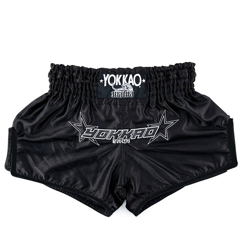 Yokkao-New High Waist Muay Thai Shorts Boxing Free Boxing Pants Men's and Women's Clothing Comprehensive Fighting Sanda Clothes UFC Training Wear MMA Adult Style muay thai shorts fighting shorts boxing shorts