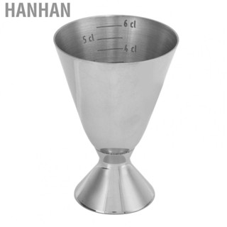 Hanhan Stainless Steel Bar Measures Jigger  Cocktail Shaker Jigger Thickened Home