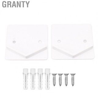 Granty Curtain Rod Bracket  2 Pcs Curtain Rod Tension Retainer  Slip Adhesive Sticking Universal  for Bedroom