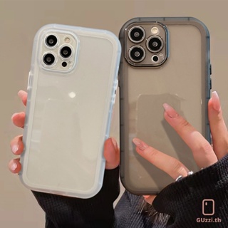 เคสโทรศัพท์มือถือแบบนิ่ม TPU ใส กันกระแทก เรียบง่าย สําหรับ IPhone 11 Pro Max 13 12 Pro Max iPhone 12