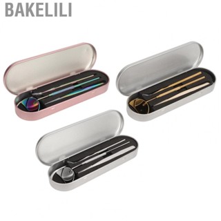 Bakelili Lash Lift Tweezers Tool  Knurled Handle Lash Lifting Tool Set Comfortable Grip Detachable Stainless Steel with Storage Box for Beauty Salon