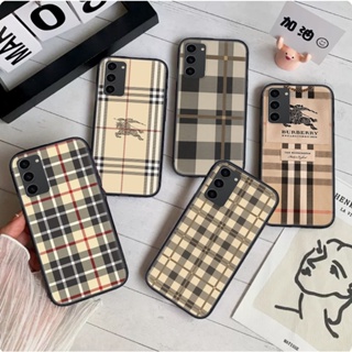 เคสโทรศัพท์มือถือแบบนิ่ม ลาย burberry 22F สําหรับ Samsung A02S A10 A10S A20 A30 A20S A30S A40S A50 A50S