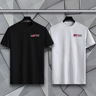 Jdm พร้อมส่ง เสื้อยืดคอกลม ผ้าฝ้าย 100% พิมพ์ลาย Toyota GR Gazoo Sport Racing สําหรับผู้ชาย ผู้หญิง