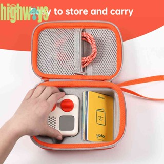 【พร้อมส่ง】เคสแข็ง แบบพกพา พร้อมเชือกคล้องมือ สําหรับเครื่องเล่นเพลง Yoto Mini [highways.th]