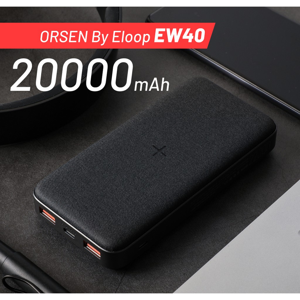 [664บ.โค้ดคุ้ม] Orsen by Eloop E29 30000mAh / EW40 20000mAh / EW35 10000mAh แบตสำรอง PD 20W ไร้สาย 15W - รูปที่ 5