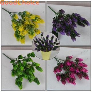 【Good】Artificial Plants 4color 7 Branches 32 Heads Plastic Pine Cone Bookstores【Ready Stock】