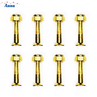 【Anna】8 Pcs Bridge Pegs Screw Nut Anti-rust Color Convenient Easy To Operate Efficient