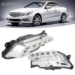 ALABAMAR ชุดไฟตัดหมอกกันน้ำ Daytime Running Lamp Replacement สำหรับ MERCEDES BENZ E350 E550