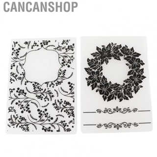 Cancanshop Texture Stencils  Concave Convex Texture Embossing Folders  for Card Making