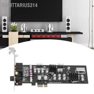 Sagittarius314 การ์ดเสียงโมดูลเสียงโคแอกเชียลดิจิตอล PCI-E DTS 7.1 Channel สำหรับเพลงภาพยนตร์เกม