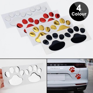 ⚡READYSTOCK⚡Enhance Car Look Bear Cat and Dog Footprint Car Sticker for Vehicle Body Decoration