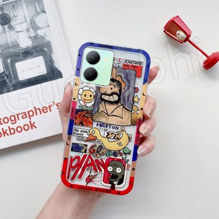 เคสโทรศัพท์มือถือ ซิลิโคนนิ่ม แบบใส ลายเกม Plant VS Zombie สําหรับ Vivo Y36 Y78 V27 5G Y02S 2023 Y02t