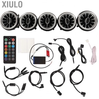 Xiulo Front Air Vent Turbine Ambient Light Kit 64 Color LEDs APP  Control for Mercedes Benz A-Class W176 Car Accessories