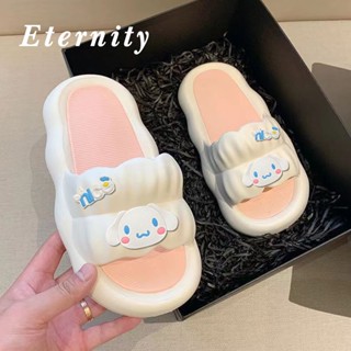 Eternity   รองเท้าแตะผู้หญิง รองเท้าแตะ พื้นนุ่ม กันลื่น นุ่ม ใส่สบาย สไตล์เกาหลี Comfortable สวยงาม ทันสมัย ทันสมัย B20H157 36Z230909