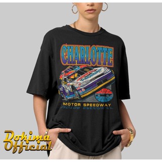 เสื้อกันหนาว คอกลม มีฮู้ด ลาย Nascar LoweS Motor Speedway สไตล์วินเทจ สําหรับผู้ชาย ผู้หญิง Dwk136