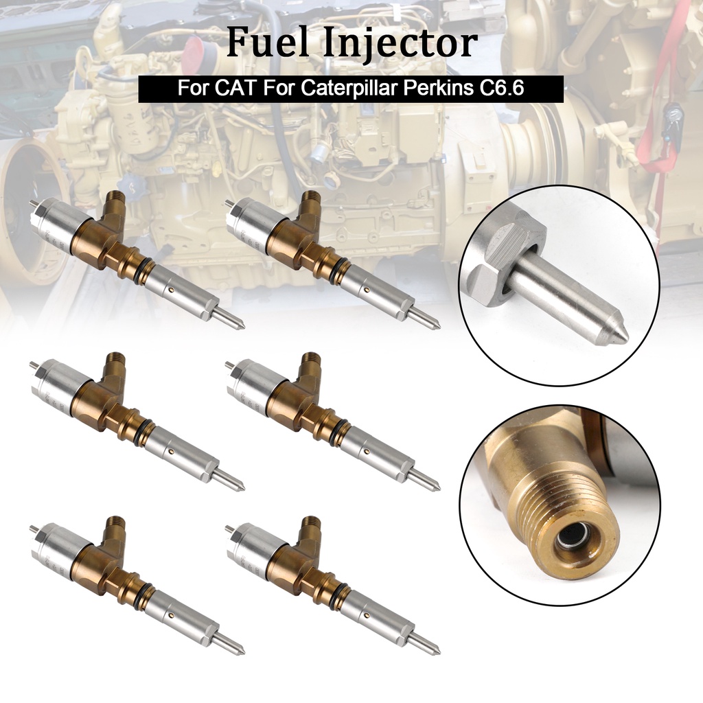 หัวฉีดน้ํามันเชื้อเพลิง 2645A747 สําหรับ Caterpillar Perkins C6.6 320-0680 2645A747 6 ชิ้น