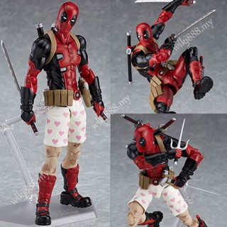 โมเดลฟิกเกอร์ Deadpool Marvel Figma NECA X-men SHF EX42 ของเล่นสําหรับเด็ก