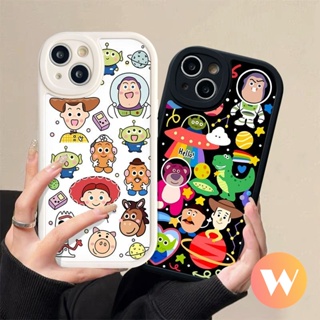 เคสโทรศัพท์มือถือแบบนิ่ม กันกระแทก ลายการ์ตูนเอเลี่ยน Toy Story น่ารัก สําหรับ IPhone 11 13 12 14 Pro Max XR SE 2020 6 6s 7 8 Plus 7Plus X XS Max