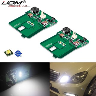 Ijdm ไฟซีนอนจอดรถ LED 6000K สีขาว สําหรับ 2010 2011 2012 2013 Pre-LCI Mercedes Benz E-Class W212 C207 A207 Sedan Coupe 2 ชิ้น