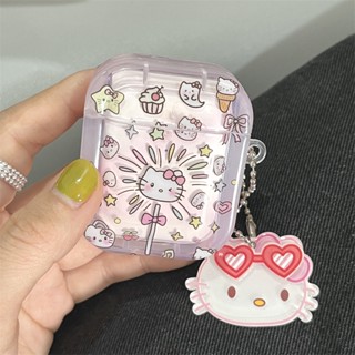 เคสหูฟังบลูทูธ แบบใส ลายการ์ตูน KT Sparkler สําหรับ AirPods Pro2 Airpod Pro 1 2 3 AirPods Pro 2