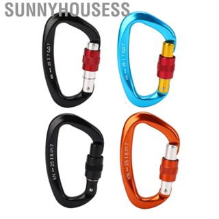 Sunnyhousess Ring Caribeener Carabiner Easy To Connect Aluminum Alloy for Camping