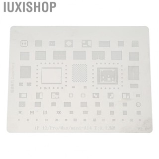 Iuxishop Reballing Template  Efficient Tin Planting Stable Precise Positioning Stainless Steel CPU Reballing Stencil  for Maintenance