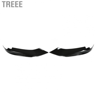 Treee Front Bumper Side Splitter  2 Pcs Easy Installation Front Bumper Diffuser  for Car